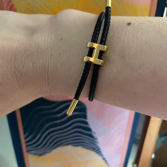 Neiman Marcus Adjustable H Rope Bracelet - Picture 6 of 7